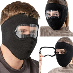 Cotton Unisex Full Face Mask Windproof And Eye Protection Mask For Men and Women