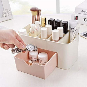 Plastic Makeup Organizer | Cosmetics Storage Box Division | Office Desk Organizer | Stationery Storage Box