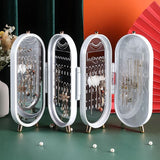 Screen Folding Jewelry Box  Jewellery Box Organizer With Mirror