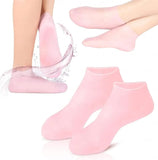 Silicone Jelly Socks | Box Packed | Ultra-Moisturizing Gel Foot Care Protector